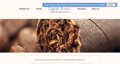 Desktop Screenshot of cigarsense.com